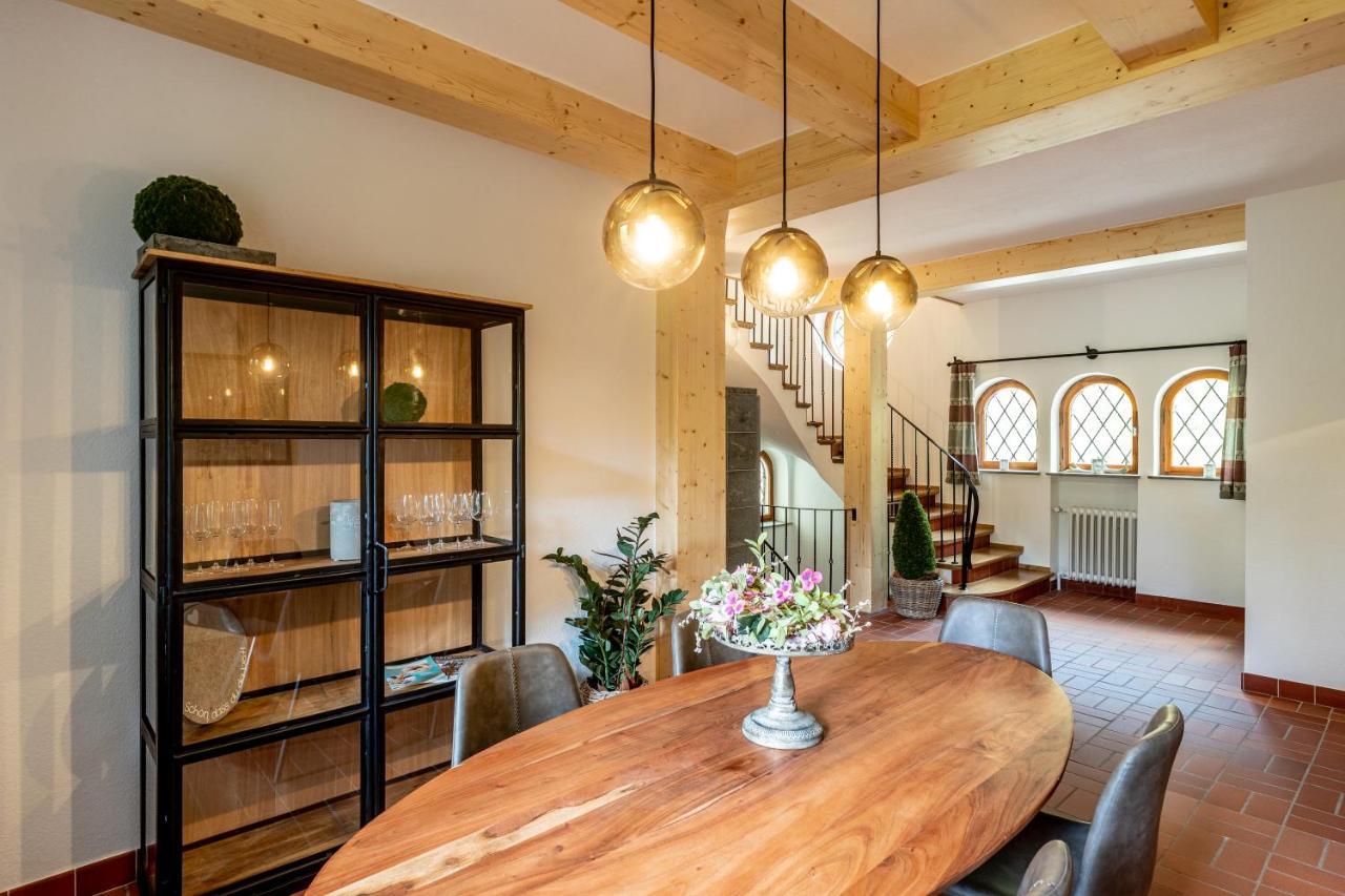 Landhaus Karbach Komplett Oder Einzelne Wohneinheiten Villa Inkl Sauna Bzw Waldhaeuschen Hirten Exteriér fotografie